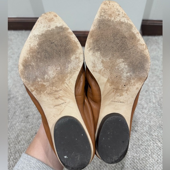 Tory Burch Brown Leather Jessa Loafers Size 8 Horse-bit Equestrian - Picture 7 of 9